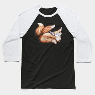 Fennec Fox Kitsune Baseball T-Shirt